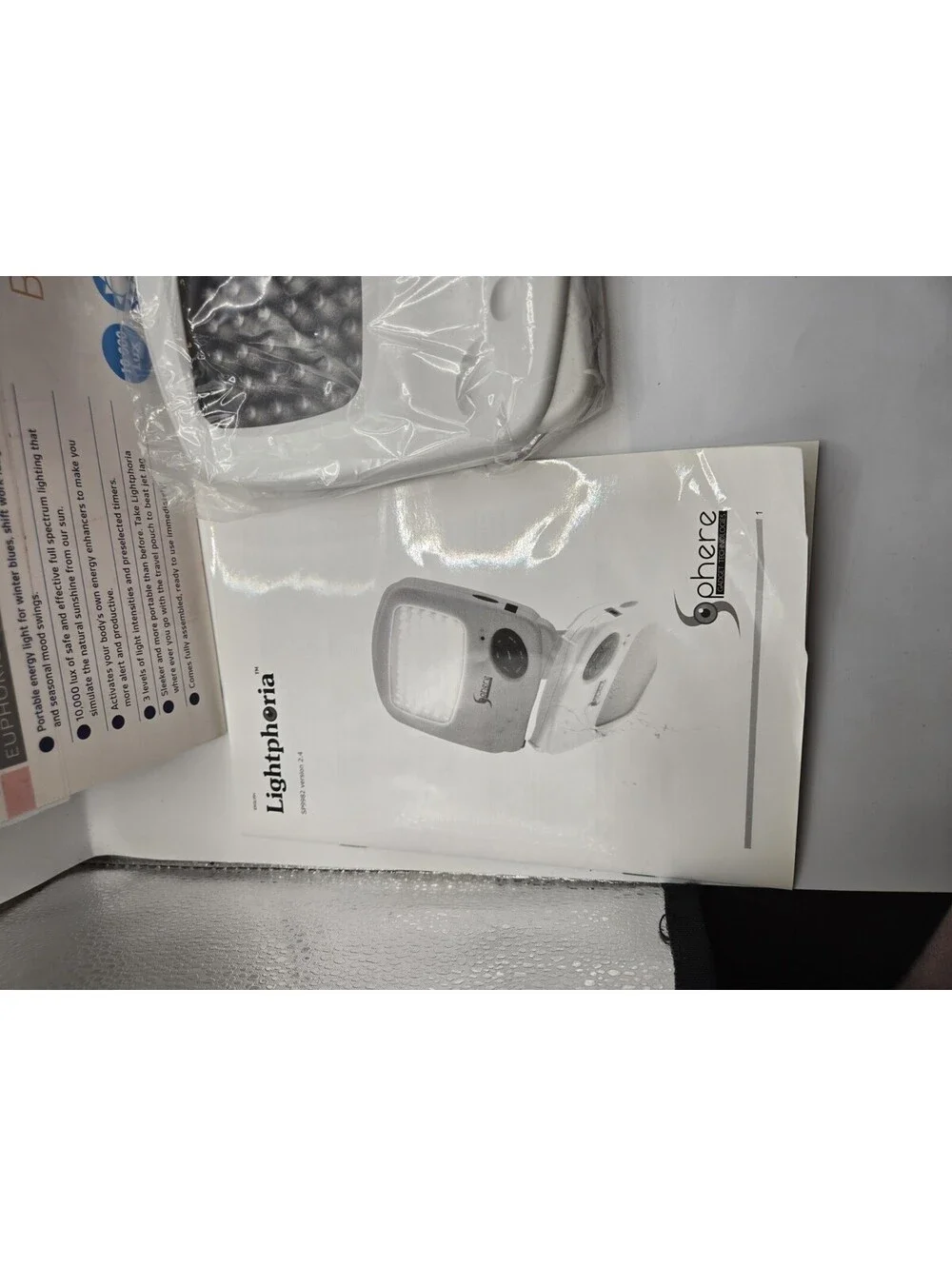 Sphere Gadget Technologies Lightphoria Euphoria Energy Light Lamp White - 10,000